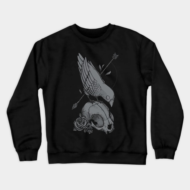 Memento Mori Crewneck Sweatshirt by Deniart